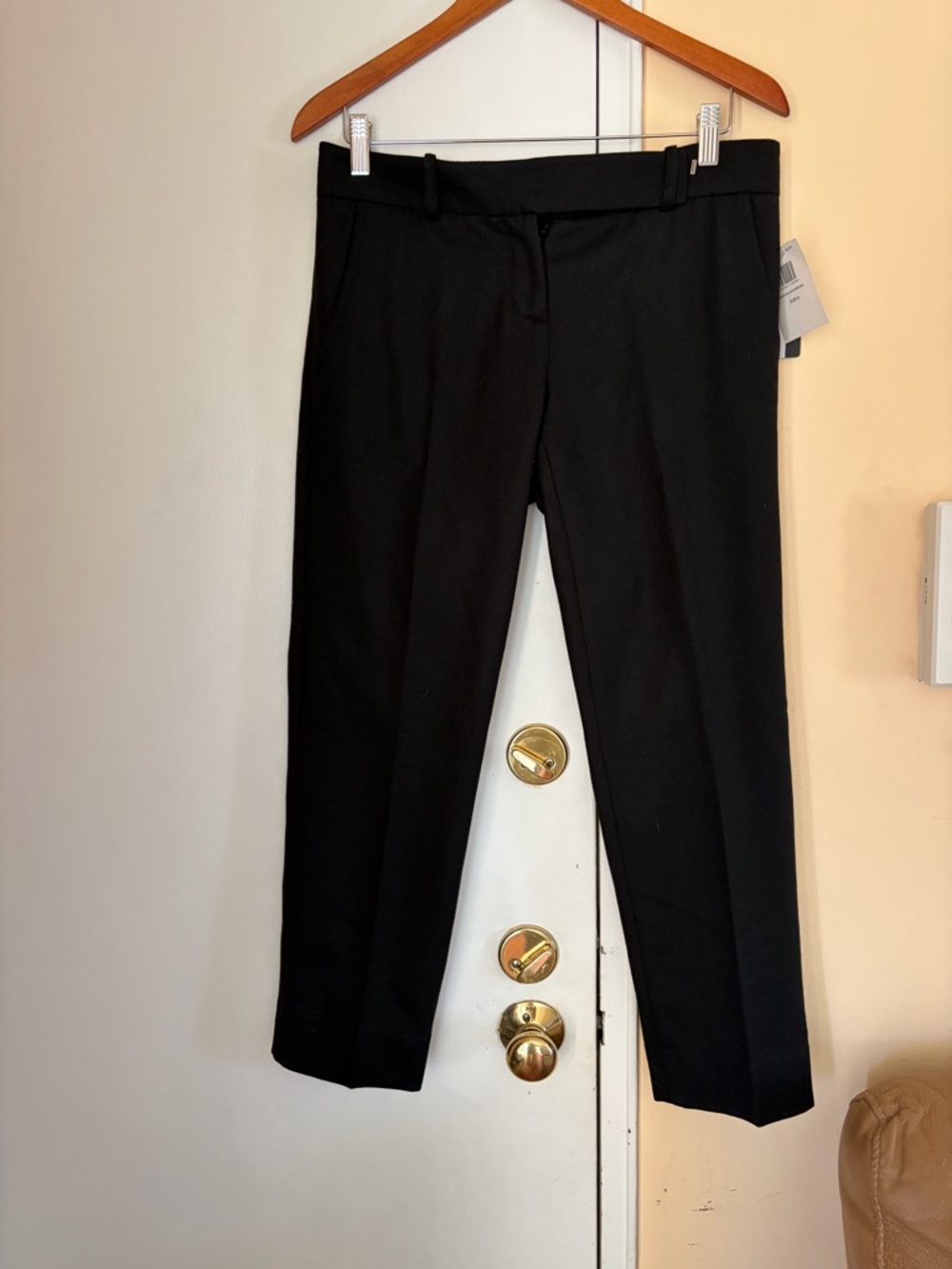 Robert Rodriguez Black Straight-Leg Dress Pants